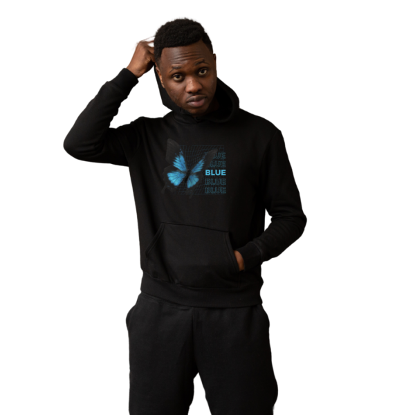 Shimmer Wings: Holographic Butterfly Hoodie